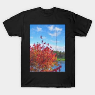 Autumn and the Art Centre Spire T-Shirt